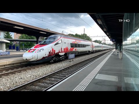 TRAINS IN SLOMO - ETR 610 - Zug in Zeitlupe