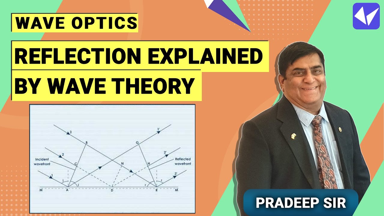 Reflection explained by wave theory | Wave Optics | CBSE 2021 | IIT-JEE 2021 | JEEmains |Pradeep sir