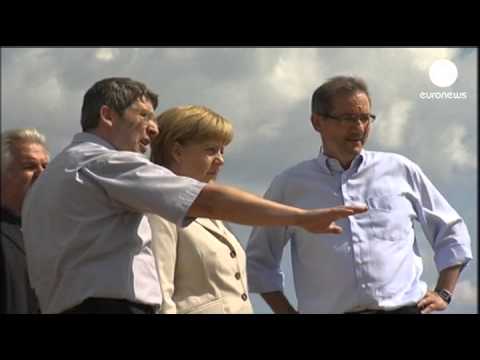 Merkel visita Magdeburgo, devastada pelas cheias