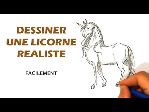 Comment dessiner une licorne réaliste facilement
