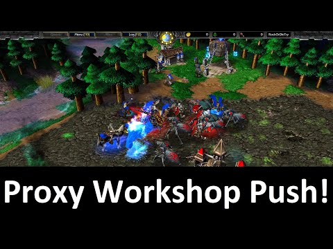 The Proxy Workshop Push! | Warcraft 3 Commentary #9 | CaSpeND (HU) vs. Edo (UD)