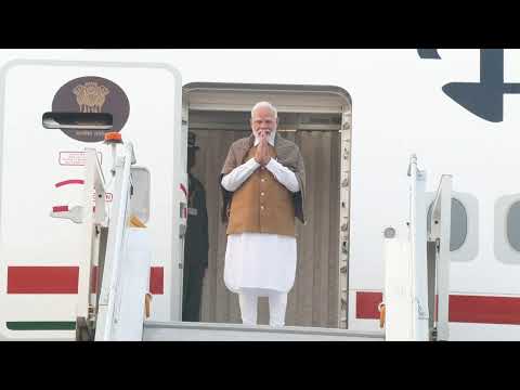 Prime Minister Narendra Modi emplanes for Johannesburg, South Africa to participate in G20
