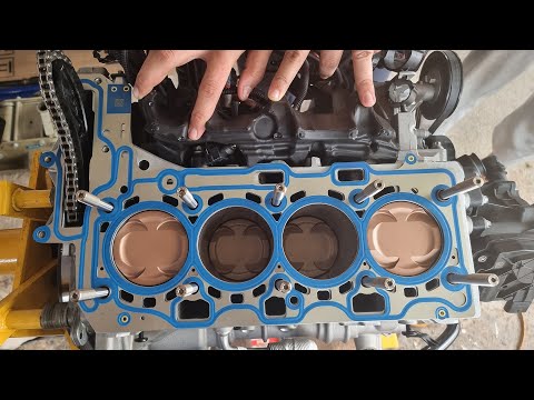 Shane's BMW 330e B48 Engine Build – Built Engine Block