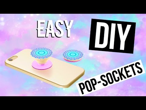 DIY EASY POPSOCKETS || Hashtag Awesome