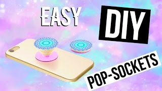 DIY EASY POPSOCKETS || Hashtag Awesome