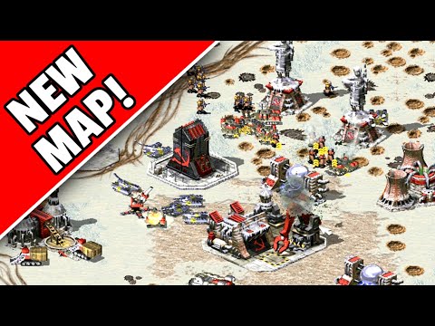 Red Alert 2 | Snow Flakes Clash Map MY EDITION! | (7 vs 1 + Superweapons)