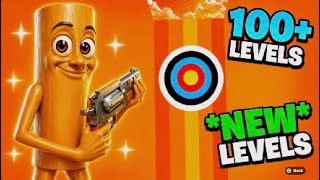 I Tried this crazy 100 level Trickshot Parkour on Fortnite