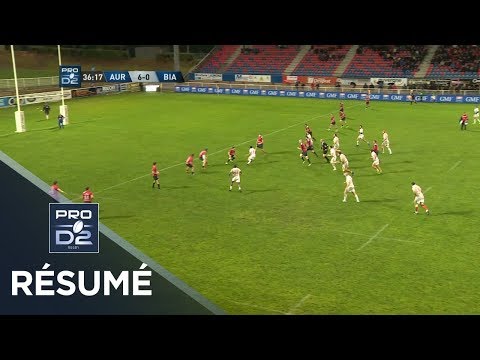 PRO D2 - Résumé Aurillac-Biarritz: 16-17 - J29 - Saison 2018/2019