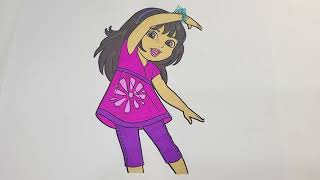 Dora and Friends Coloring Pages For Kids#colouring #DoraandFriends #colouringpages