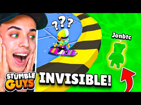 ESCONDITE de HACKER con NUEVA SKIN *INVISIBLE* de STUMBLE GUYS! 😈