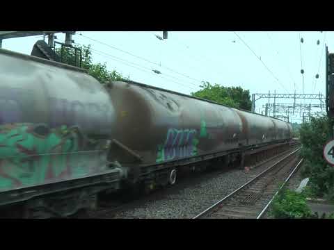 Freightliner Class 66 no: 66607 @ Reading West {6M91} 21/05/2024.