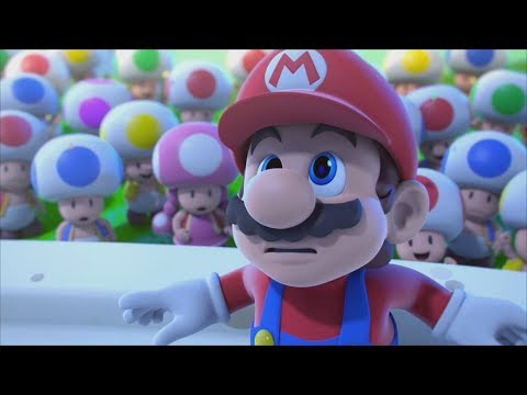 Mario + Rabbids Kingdom Battle Walkthrough Part 1 - Intro + World 1-1, World 1-2 & Peach's Castle