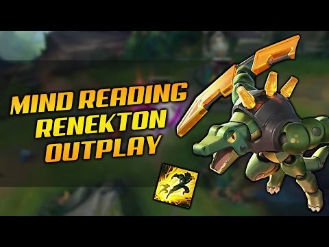 THIS RENEKTON IS A MIND READER! HUGE DIVE OUTPLAY! - League of Legends Gameplay