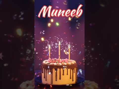 Happy birthday Muneeb / Best wishes