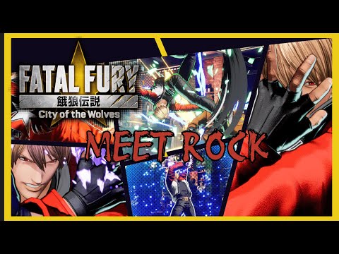 Fatal Fury City of the Wolves - Rock Howard Character Introduction with Command List