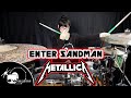Enter Sandman - Metallica Drum cover ( Tarn Softwhip )