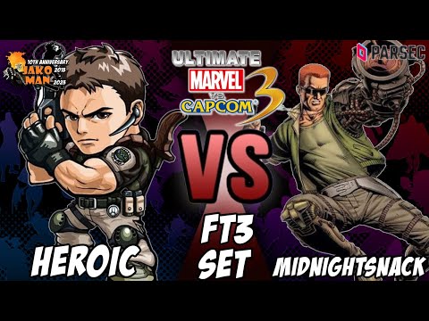 UMVC3 Parsec FT3 Set - Heroic VS Midnightsnack
