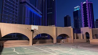 [4K] Crown Plaza IHG Hotel Rooftop Night Walk-thru asmr | Manama, Bahrain
