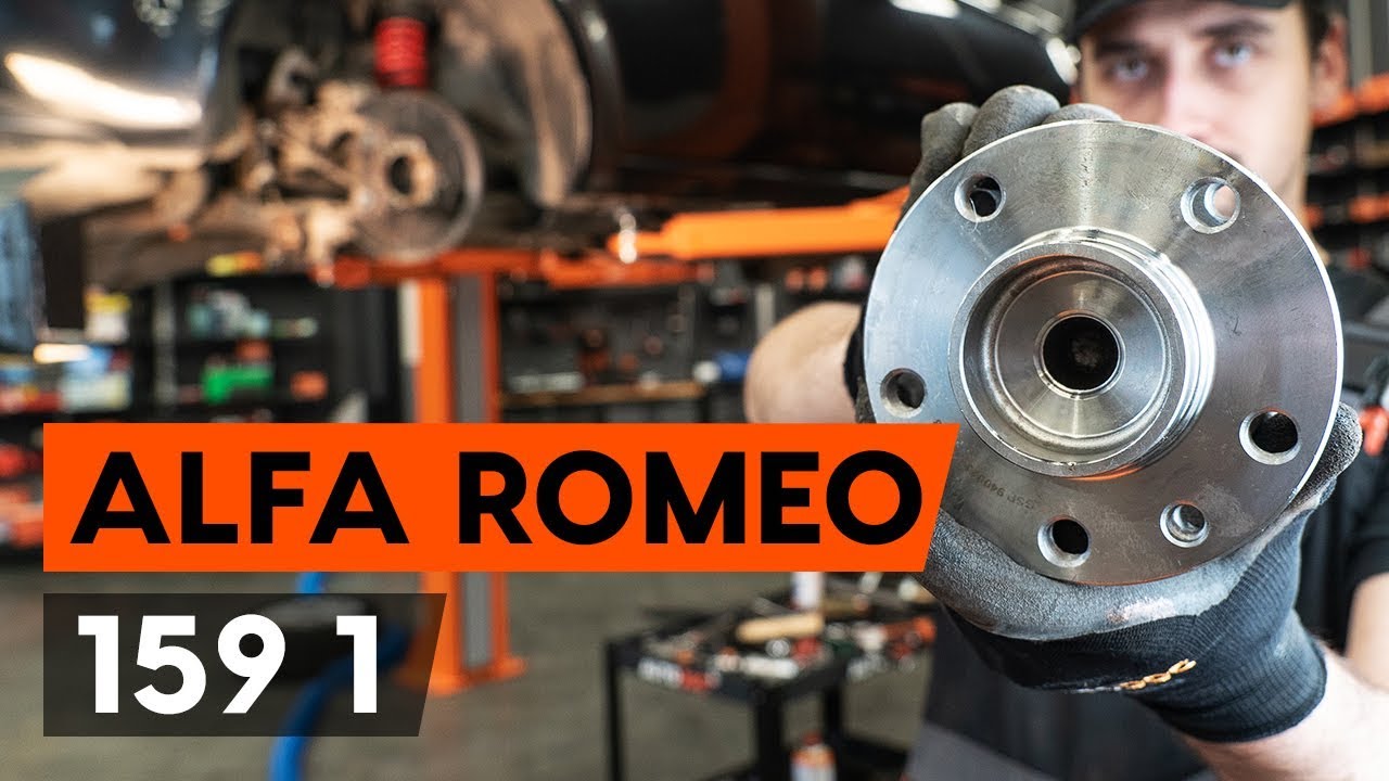 Kuidas vahetada Alfa Romeo 159 Sportwagon taga-rattalaagri – õpetus