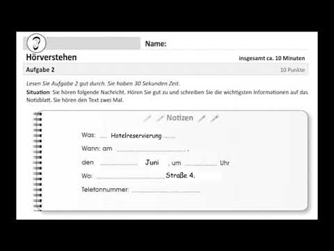 #5 ÖSD A1   Hörverstehen TEIL 2 (Neu)