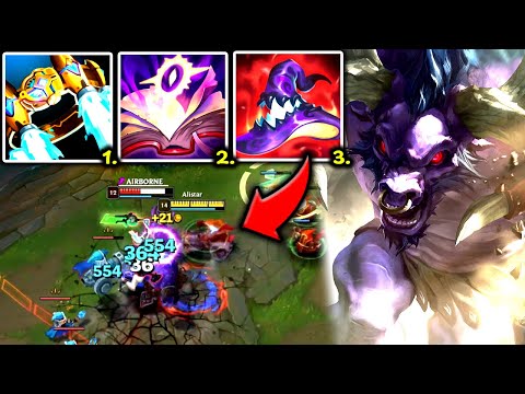 ALISTAR TOP (Q) IS CLEARLY TOO STRONG (1 COMBO = 1K+ DMG🤣) - S14 Alistar TOP Gameplay Guide