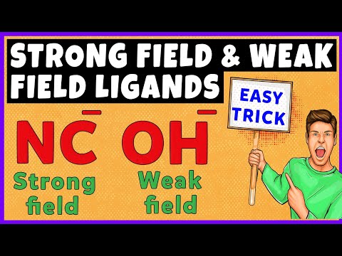 Trick to Learn Strong Field Ligands and Weak Field Ligands
