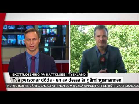 Två döda efter skottlossning på nattklubb i Tyskland - Nyheterna (TV4)