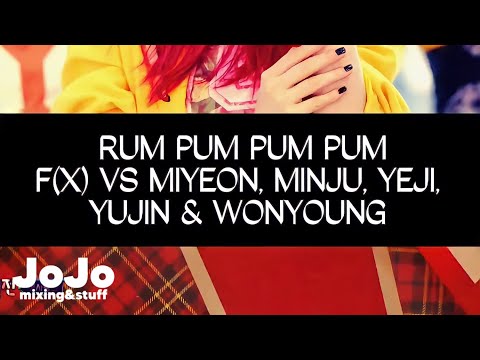 RUM PUM PUM PUM | F(X) VS MIYEON, MINJU, YEJI, YUJIN & WONYOUNG