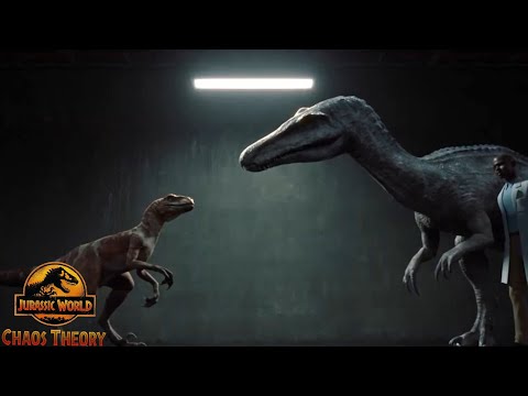 Atrociraptor Red Communicates With The Leucistic Baryonyx! Jurassic World Chaos Theory Season 2 Clip