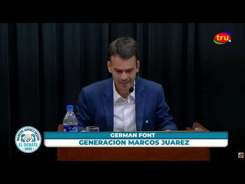 Marcos Juárez 2026 El Debate. Presentación de candidatos. Resumen