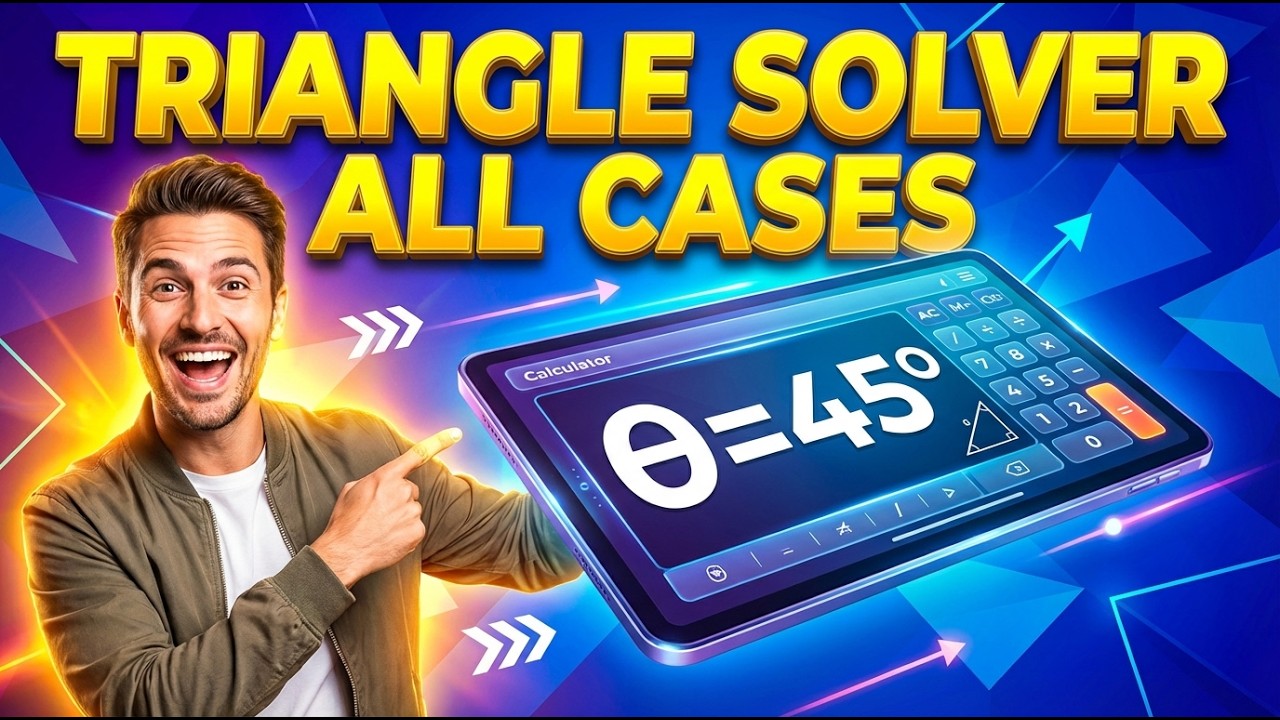 Triangle Solver All Cases Interactive Calculator