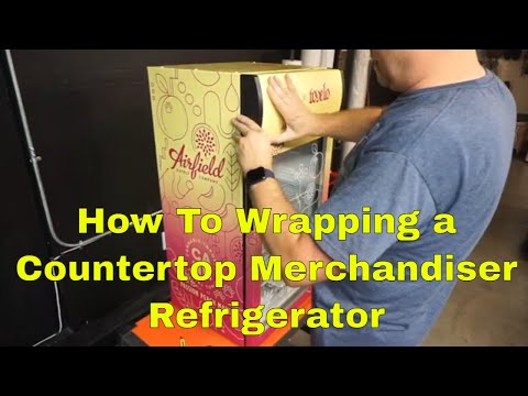 Fully Wrapping an Avantco SC-80 Countertop Merchandiser in Real-Time