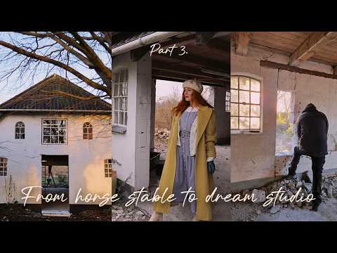 From Stable to Dream Studio | Adding the First Windows & More Garden View!
