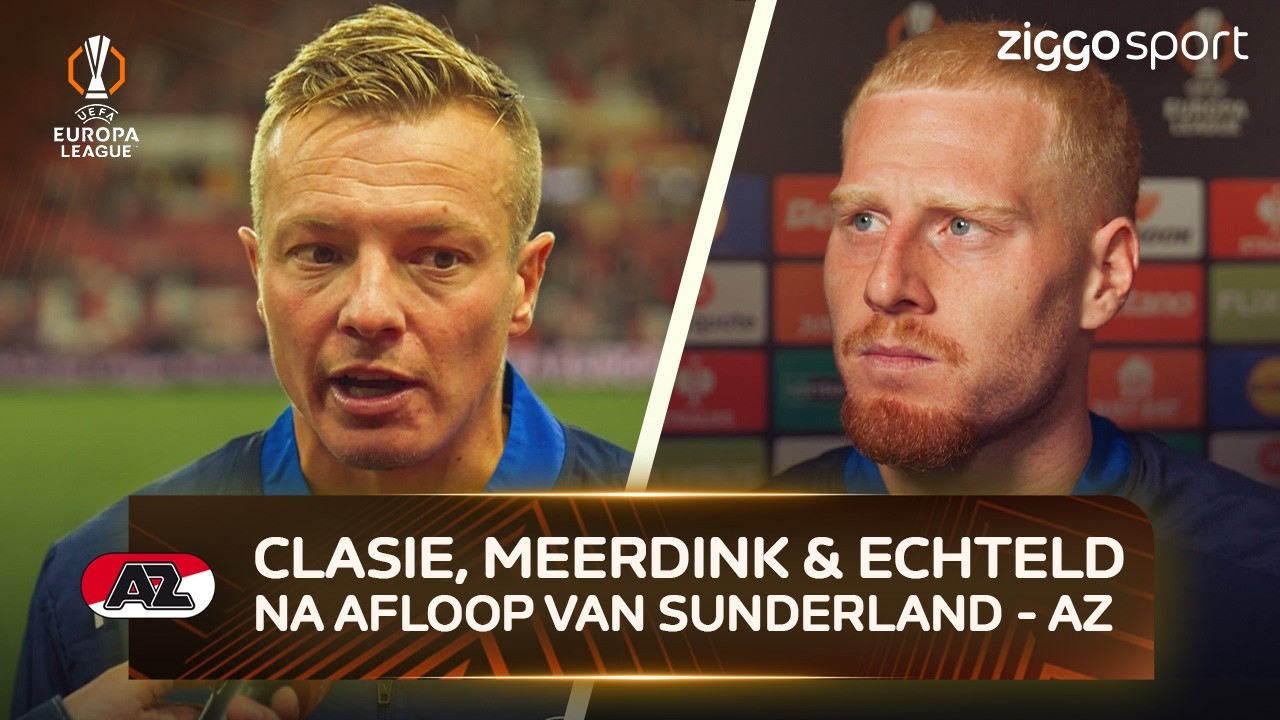 "Wij waren de tweede helft gewoon de betere ploeg" | Interview Echteld, Meerdink & Clasie