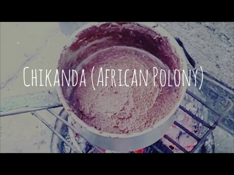 Zambian Food | African Polony (Chikanda)