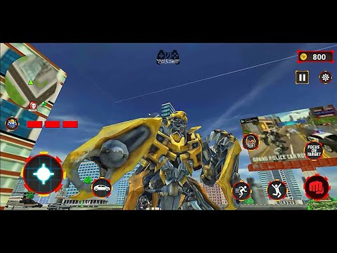 #autobot the protector of the city || #bumblebee  || Grand Robot Car Transform 3D Game 2020 Part1