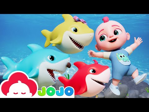 Baby Shark | Let’s Explore the Shark Cave! 🦈| Baby JoJo Nursery Rhymes & Kids Songs