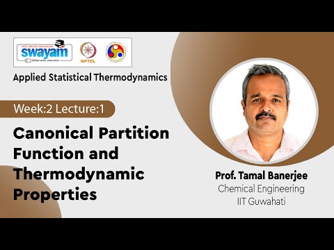 Applied Statistical Thermodynamics Introduction Video