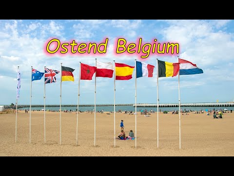 Ostend City in Belgium II Ostend Belgium Beach II International Sand Sculpture Festival