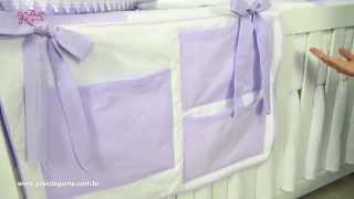 Kit Berço Luxo Lilás | Ref: 46777