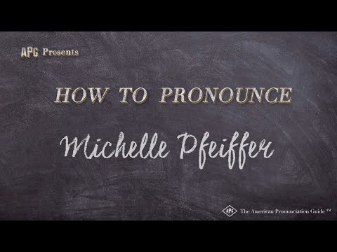 How to Pronounce Michelle Pfeiffer (Real Life Examples!)