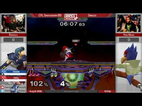 CFL Smackdown 89 Melee - Barraca (Marth) vs King Momo (Falco) - Singles Bracket