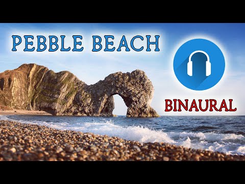 Pebble Beach Ambience 🌊 | ASMR | Binaural Ocean Wave Sounds for Relaxing, Refreshing & Study