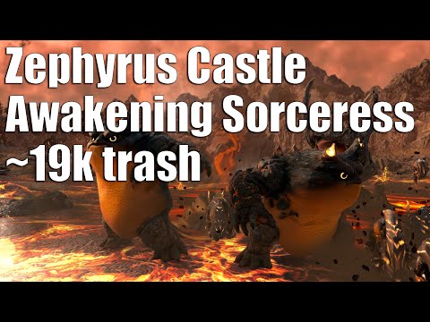 BDO | Awakening Sorceress 394AP | Zephyrus Castle | ~19k trash 5 Beelzebub