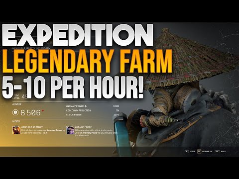 Outriders LEGENDARY FARM! End Game Expedition Guide! 5-10 Per Hour!