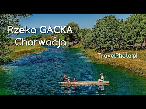 CHORWACJA - spływ na rzece Gacka (Croatia - canoeing river Gacka)