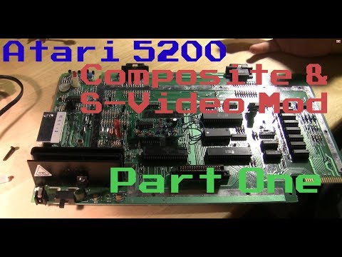 Atari 5200 Composite & S-Video Mod - Part One