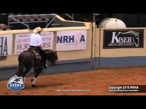 Walla Whiz Affair ridden by Thiago Boechat  - 2015 NRHA Derby (Open Derby)