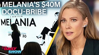 میلانیا کی 40 ملین ڈالر کی دستاویزی رشوت کی فلموں کی پریمیئرز اور ڈیموکریٹس نے آئی سی ای کے مطالبات کیے ہیں | دی ڈیلی شو