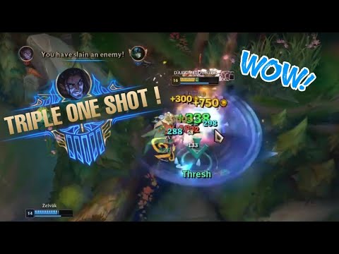 TRIPLE ONE SHOT SYLAS AVEC L'ULTIME D'ORIANNA